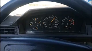 Mercedes Benz W124 300E 2.6 4MATIC Sportline Acceleration!