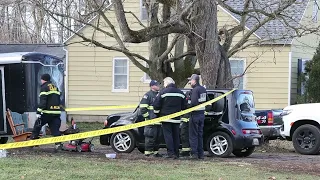 Aftermath of a fatal Kentwood house fire