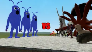 COSTUME MAN VS TREVOR HENDERSON CREATURES!! Garry's Mod Sandbox