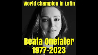 Beata Onefater (1977-2023), a world champion in Latin - Her life story!