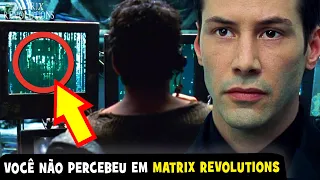 25 DETALHES que você PERDEU em MATRIX REVOLUTIONS (EASTER EGGS + REFERÊNCIAS + ERROS) 🎬