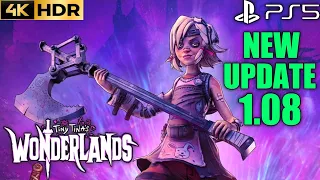 Tiny Tinas Wonderlands New Update 1.08 Patch PS5 Ultra High Realistic Graphics Gameplay 4K 60FPS HDR
