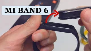 Mi Band 6 как поменять ремешок. Mi Band 6 замена ремешка