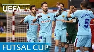 Futsal Cup highlights: Third-place play-off Győr v Barcelona