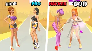 NOOB vs PRO vs HACKER vs GOD - Build A Queen  , Fashion Battles...