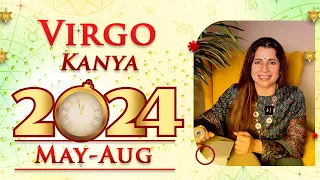 ♍ 2024 May - Aug Virgo (Kanya) Horoscope | कन्या राशि मई - अगस्त 2024 राशिफल | Tarot Reading