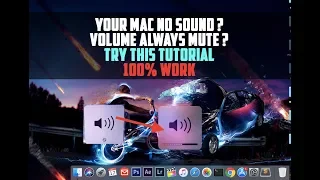 How to Fix Volume Mac Always MUTE No Sound (Speaker Mac Error)