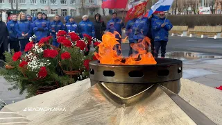 Северодвинская станция скорой помощи возложила цветы к Вечному огню 📹 TV29.RU (Северодвинск)