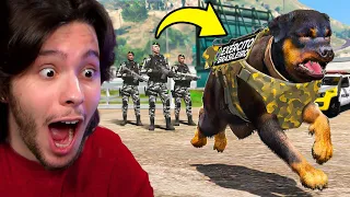 JOGANDO GTA 5 COMO O CHOP POLICIAL DO EXERCITO!!