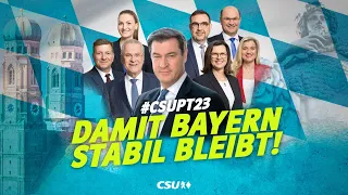 CSU-Parteitag live aus München #CSUPT23