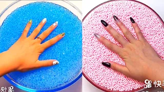 Relaxing and Satisfying Slime Videos #600 //Fast Version // Slime ASMR //