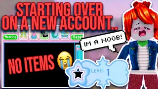 I HAVE TO START OVER IN ROYALE HIGH… 💔😭 ROBLOX Royale High Speedrun Challenge EPISODE 1