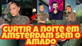 Andressa Suita EXIBE look para CURTIR a noite em Amsterdam sem o seu amado Gusttavo Lima