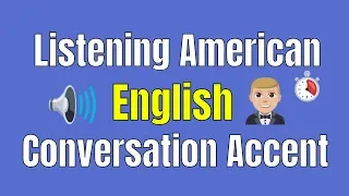 Listening American English Conversation Accent ★ Improve Your Vocabulary English ✔