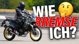 MOTORRAD RICHTIG BREMSEN! HARTE REALITÄT!