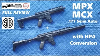 Sig Sauer MCX & MPX with HPA Conversion (Full Review) .177 Air Rifles