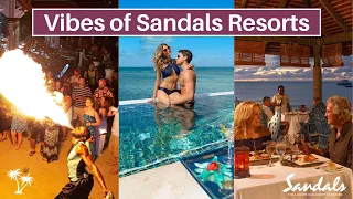 Vibes of Sandals Resorts | An Insider Peek At Ambience Choices At Sandals | What's For You?!