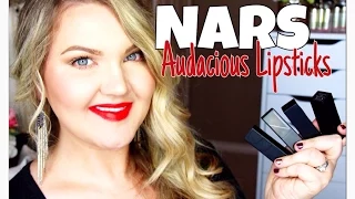 ★NARS AUDACIOUS LIPSTICKS | LIP SWATCHES + REVIEW★