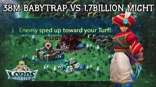 38M BABY TRAP VS 1.7 BILLION MIGHT. T4 AND T5 INCOMING! ! DO I BURN? LORD'S MOBILE BABY TRAPPING