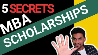 How to get scholarships for Management degree abroad | MBA degree with Scholarship ✅