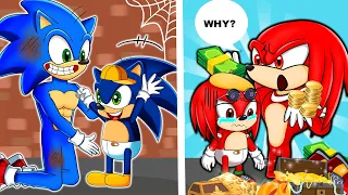 Your Rich Daddy vs My Poor Daddy! Very Sad Story But Happy Ending | Mr Sonic Stories Compilation