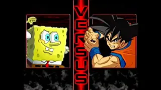 M.U.G.E.N #222: SpongeBob and Patrick vs Son Goku and Vegeta