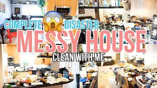 COMPLETE DISASTER CLEAN WITH ME 2022 / SPEED CLEANING MOTIVATION / SUPER MESSY HOME / HOUSE CLEANING