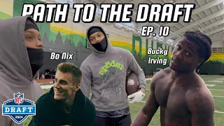 PATH TO THE DRAFT: BO NIX, TROY FRANKLIN AND BUCKY IRVING BACK IN THE LAB | VLOG EP. 10