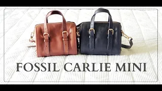 What's In My Bag! Daily Essentials - Fossil Carlie Mini Satchel