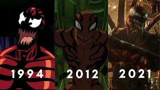 EVOLUTION OF CARNAGE IN MOVIES AND CARTOONS(1994-2021)