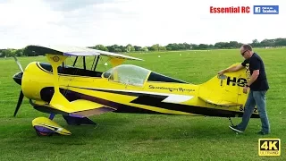 WORLD'S LARGEST RC BIPLANE Pitts Python (85% scale) [*UltraHD and 4K*]