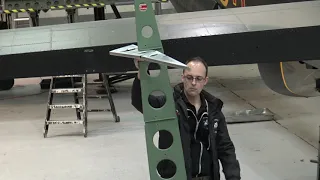 Video 55 Restoration of Lancaster NX611 Year 3. Part 2 winter  restoration tour with Andrew Patnon.