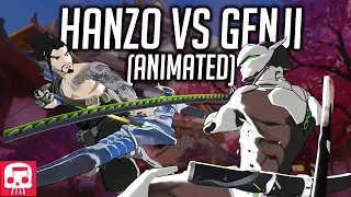 HANZO VS GENJI Rap Battle by JT Music (Fight Animation by Dillon Goo)