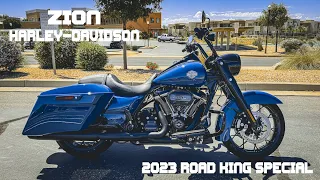 2023 Harley-Davidson Road King Special Bright Billiard Blue Black Finish | Zion H-D Bike of the Week