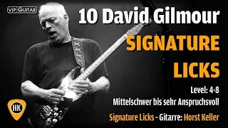 10 David Gilmour Signature Licks ►Lead Gitarre / mit Tabs