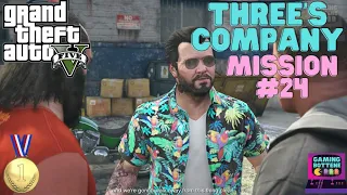 GTA 5 - Mission #24 - Three's Company [100% Gold Medal Walkthrough] in 4K.