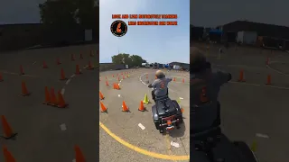 Motor Vader of ‎@LockandLean  Motorcycle Training on the timed course at thier 11th Annual Rodeo