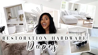 RESTORATION HARDWARE DUPES | GET THE LOOK FOR LESS