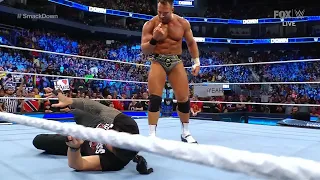LA Knight attacks Roman Reigns - WWE SmackDown 10/27/2023
