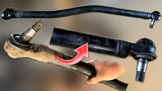 How to Hino Truck Tie Rod End Repairing
