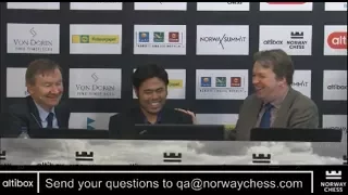 ANALYSIS WITH HIKARU NAKAMURA AFTER GAME AGAINST MAGNUS CARLSEN - NORWAY CHESS 2017 ROUND 3