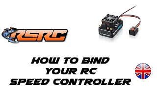 Quick Tutorial #9: How to bind your RC speed controller to your radio