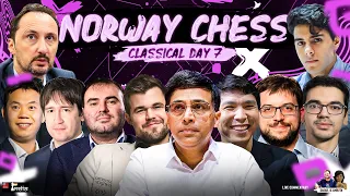 Norway Chess 2022 Classical Day 7 | ft. Anand vs Radjabov | Live Commentary by Sagar