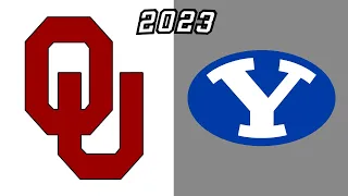 2023 Oklahoma Sooners vs BYU Cougars Full Game Replay | NCAA College Football | 720p