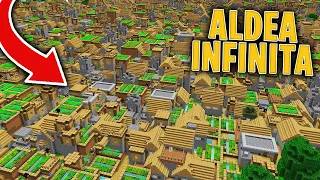 JUGAMOS en LA ALDEA INFINITA DE MINECRAFT 😱 ¿SOBREVIVIREMOS?