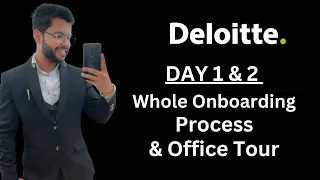 Deloitte USI | DAY 1 & 2 of Onboarding | Vlog-2💕
