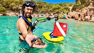 Metal Detecting Underwater for Lost Jewelry (Celebrity Hotspot!)