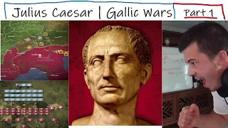 Caesar and Gallic Wars: Battle of Bibracte 58 BC | Kings and Generals- McJibbin Reacts
