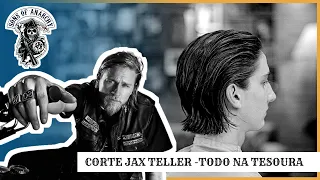 CORTE MEDIO TODO NA TESOURA - INSPIRADO EM JAX TELLER DE SONS OF ANARCHY