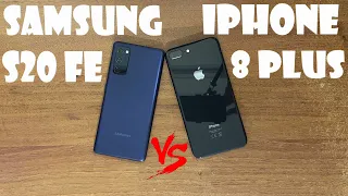 iPhone 8 plus vs Samsung S20 FE - speed test. Какой лучше?